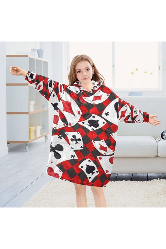 Wearable Blanket Hoodie Fashion Royal Deck Home Wear