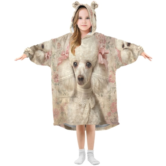 BZSMCE Wearable Blanket Hoodie Fashion Starry Constellation Dance Home Wear
