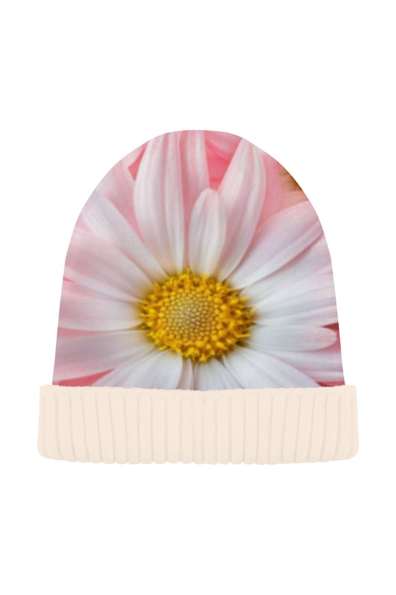 Winter Beanie Hats Casual Warm Cozy CapSoft Daisy Dream Pattern