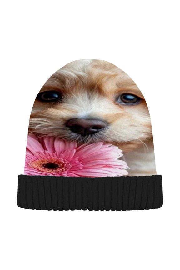Winter Beanie Hats Warm Cozy Cap Blossom Buddy Pattern