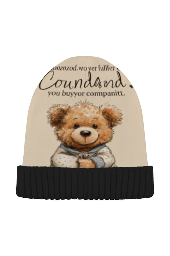 Winter Beanie Hats Warm Cozy Cap Cuddle Buddy Pattern