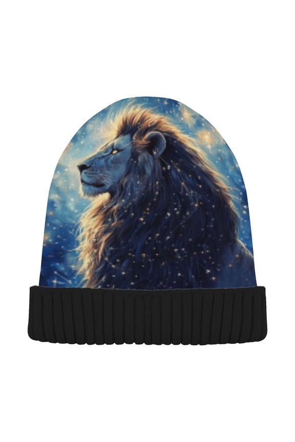 Winter Beanie Hats Warm Cozy Cap Galactic Majesty Pattern