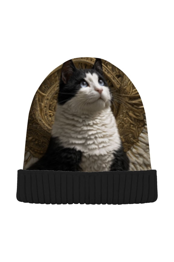 Winter Beanie Hats Warm Cozy Cap Guardian Of Grace Pattern