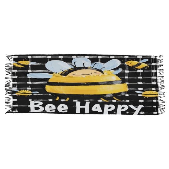 BZSMCE Women Scarf Bee Sleeping Simple Pattern Soft Warm Long Large Scarves