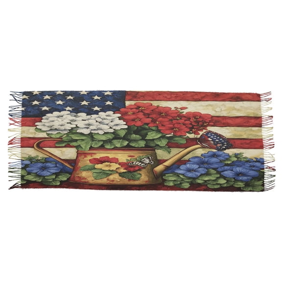 BZSMCE Women Scarf Kettle Flag Simple Pattern Soft Warm Long Large Scarves