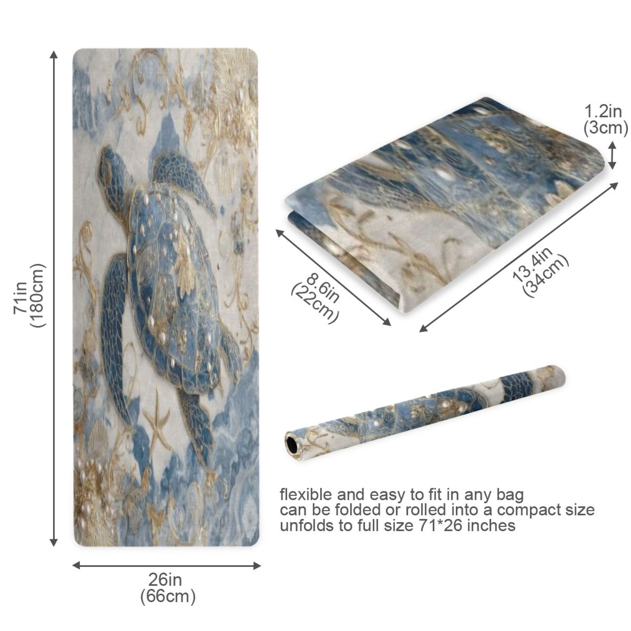 BZSMCE Yoga Mat Women Fitness Mat Tide-turtle Pattern