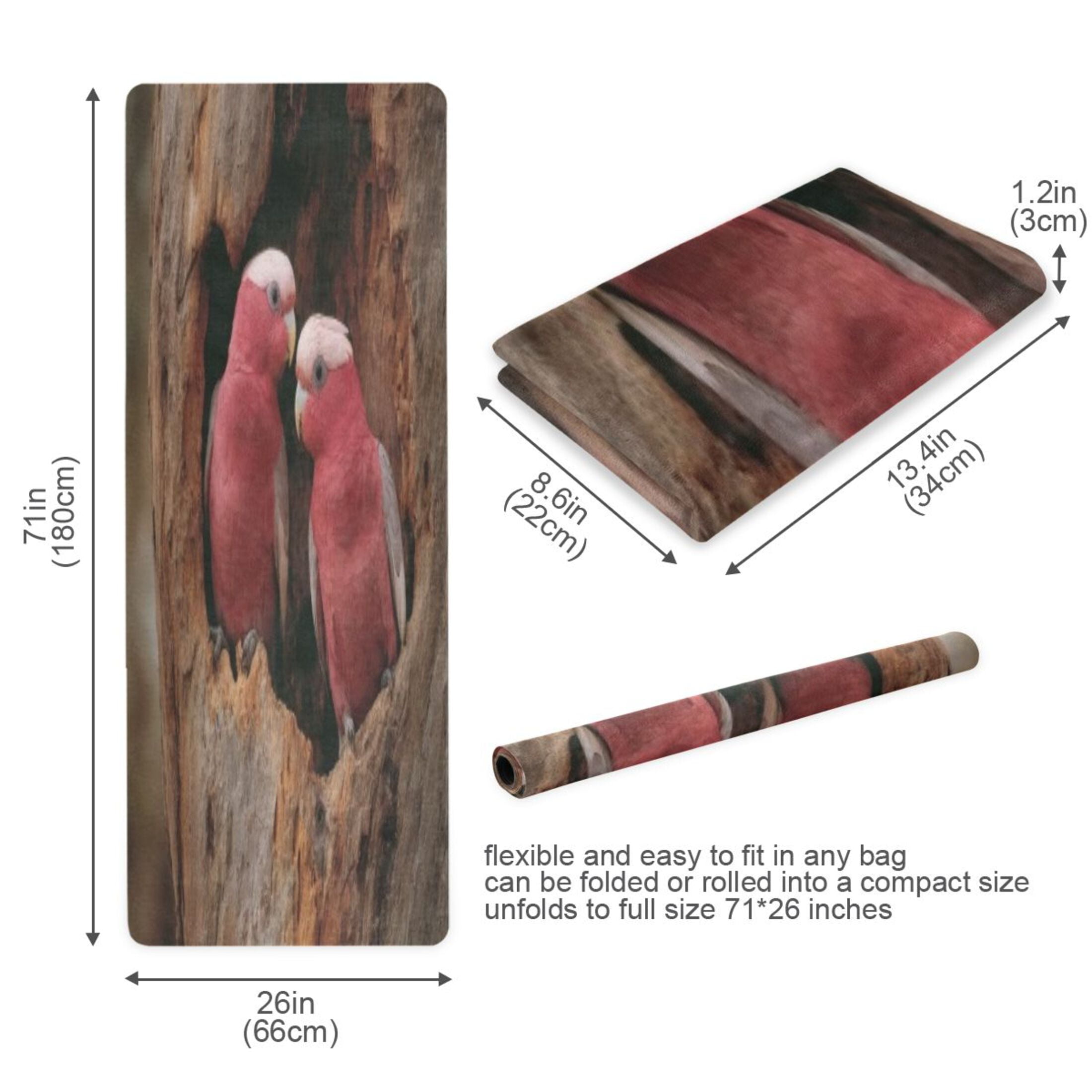 BZSMCE Yoga Mat Women Fitness Mat Tree Hollow Nook Pattern