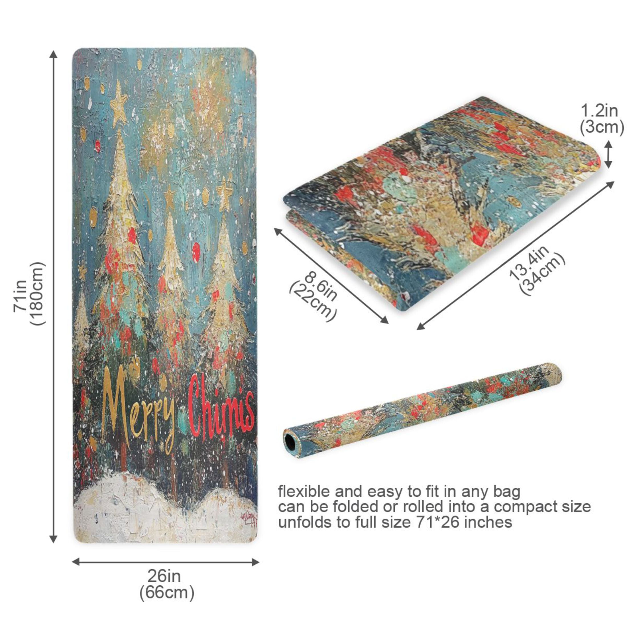 BZSMCE Yoga Mat Women Merry Chimis Fitness Mat