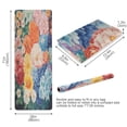 thumbnail image 1 of BZSMCE Yoga Mat Women Vibrant Floral Medley Fitness Mat, 1 of 9