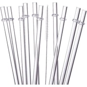 BZUEPRS 24Pcs Colorful Reusable Straws with 2 Cleaning Brushes,10.5 Inch TritanHard Plastic Straws12 Colors of Translucent Replacement Straws for 16 Ounce to 32 Ounce Mugs,Cups,Stanley,YETI,Starbucks