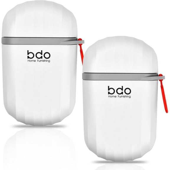 BZUEPRS 2Pcs Travel Soap Cases, Portable Travel Soap Dishes with Lid and Handle, Leakproof Soap Boxes for Camp Travel Gym (White)