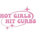 thumbnail image 1 of BZUEPRS 3Pcs Hot Girls Hit Curbs Sticker - Pink & Purple Vinyl Decals,Decorative Sticker,Waterproof Sticker,Size 7.87x5.5 inches,Transfer for Cars & Trucks, 1 of 14