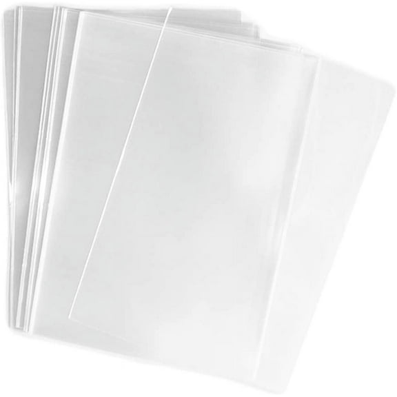BZUEPRS Approx. 100 Pcs 11X14 Inch Clear Flat Cello Cellophane Bags Opp Bag for Bakery Candy Cookie Chocolate