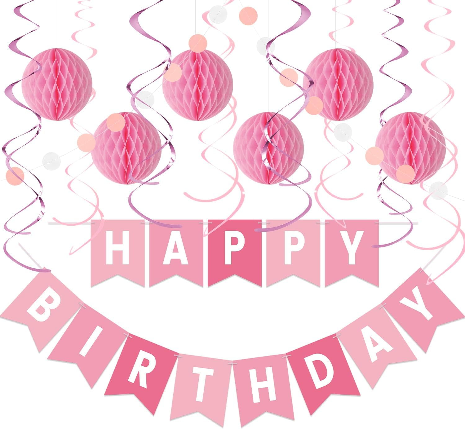 Macaron Happy Birthday Banner - Cute Dessert-Themed Party Decoration For Birthdays & Celebrations