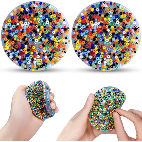 BZUEPRS Picky Pad - Skin Picking Fidget Toys for Dermatillomania, Trichotillomania Fidget Toys - Pick Pad, Picking Pad for Anxiety & ADHD in Adults(2 pcs, 10 cm)