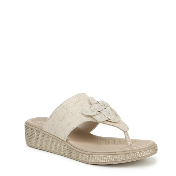BZees For Lifestride Womens Bloom Flip-Flop - Medium & Wide Width
