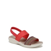 Bzees for LifeStride Women's Cali Strappy Sandal Coral Beach Multi 7.5M