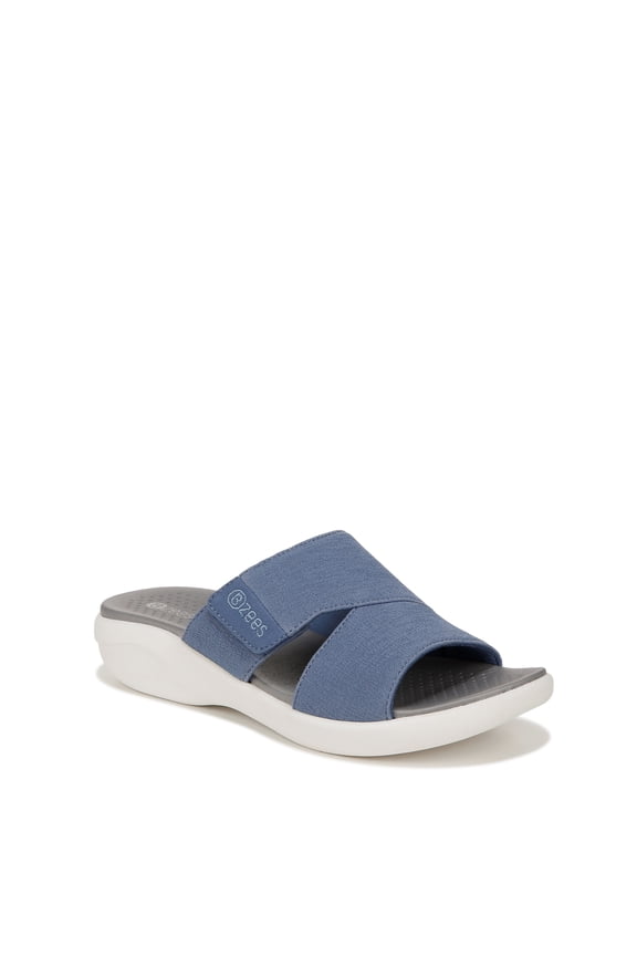 For Lifestride Womens Carefree Slide Sandal - Medium & Wide Width