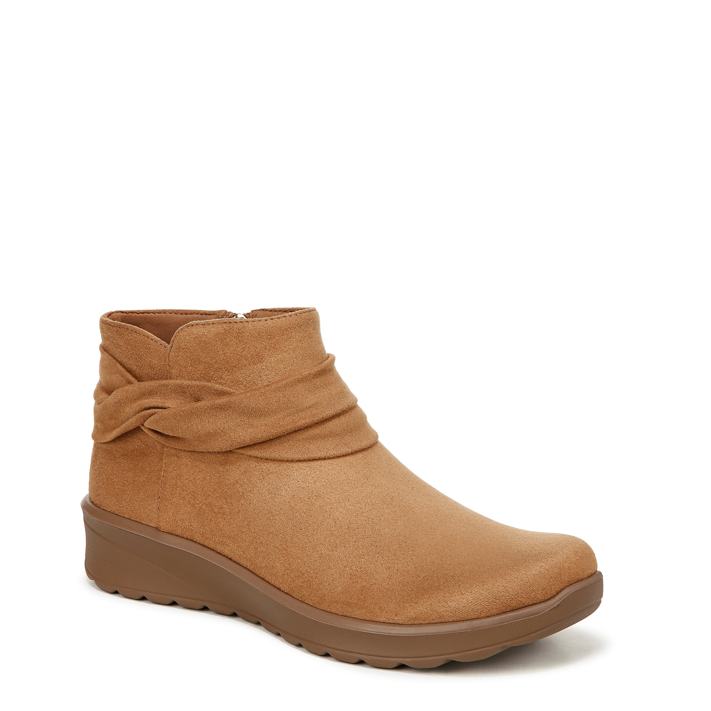 BZees For Lifestride Womens Gemma Ankle Booties Medium Wide