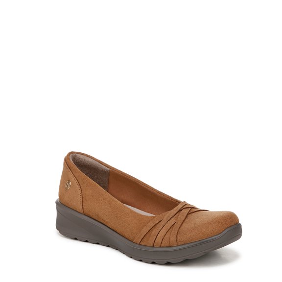 BZees For Lifestride Womens Goody Slip-On Ballet Flats - Medium & Wide Width
