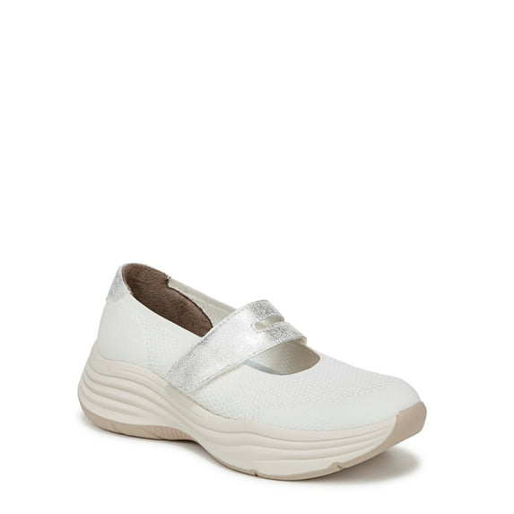 BZees For Lifestride Womens Intuition Knit Mary Jane Flat - Medium & Wide Width