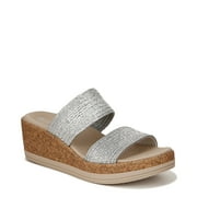 BZees For Lifestride Womens Resort Slide Sandals - Medium & Wide Width