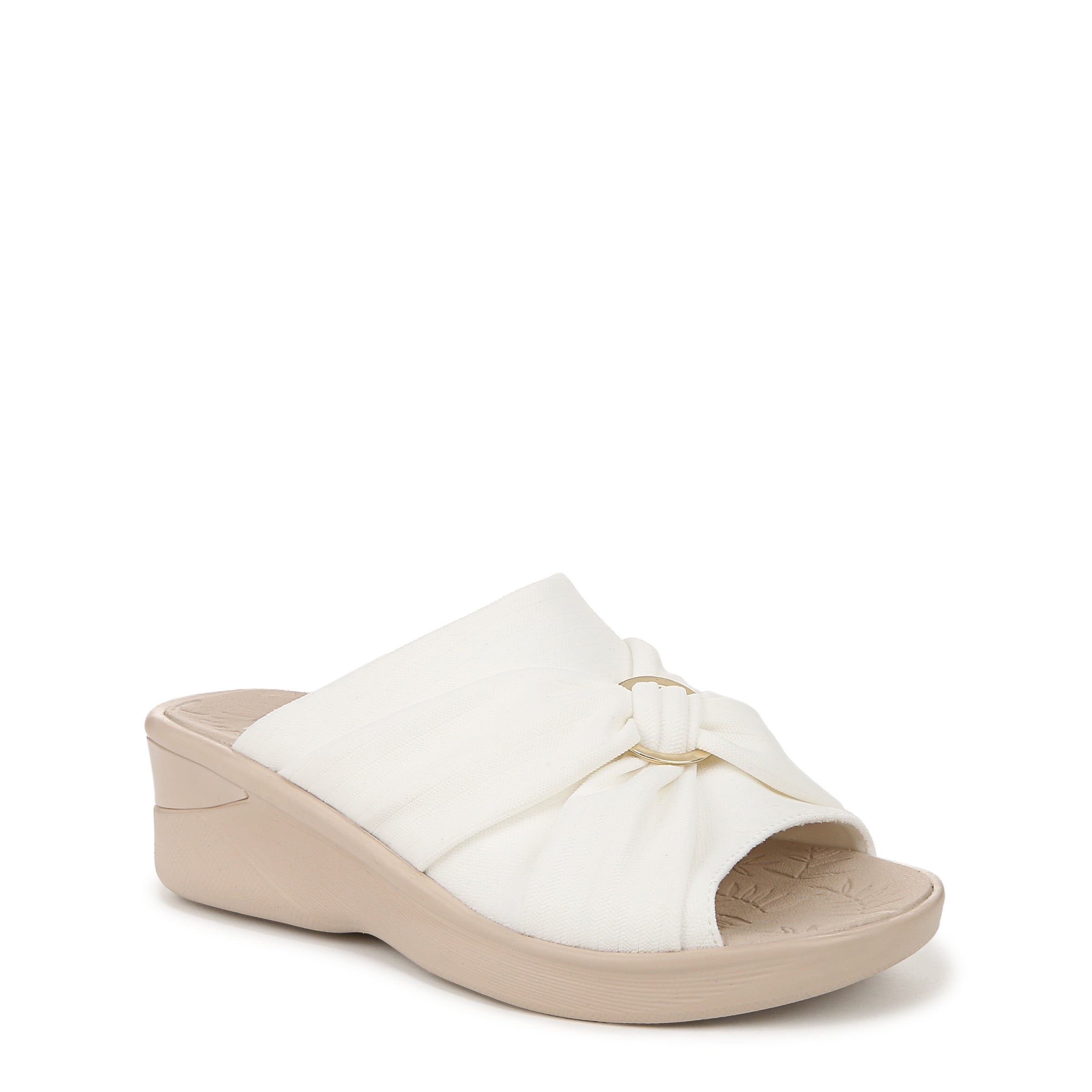 Sandali Con Zeppa Donna Bzees Serenade Slide - Nero, Taglia 40 EU, Tessuto Elasticizzato, Lavabili, Tecnologia Air Step