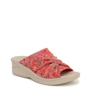 BZees For Lifestride Womens Serenade Slide Wedge Sandal - Medium & Wide Width