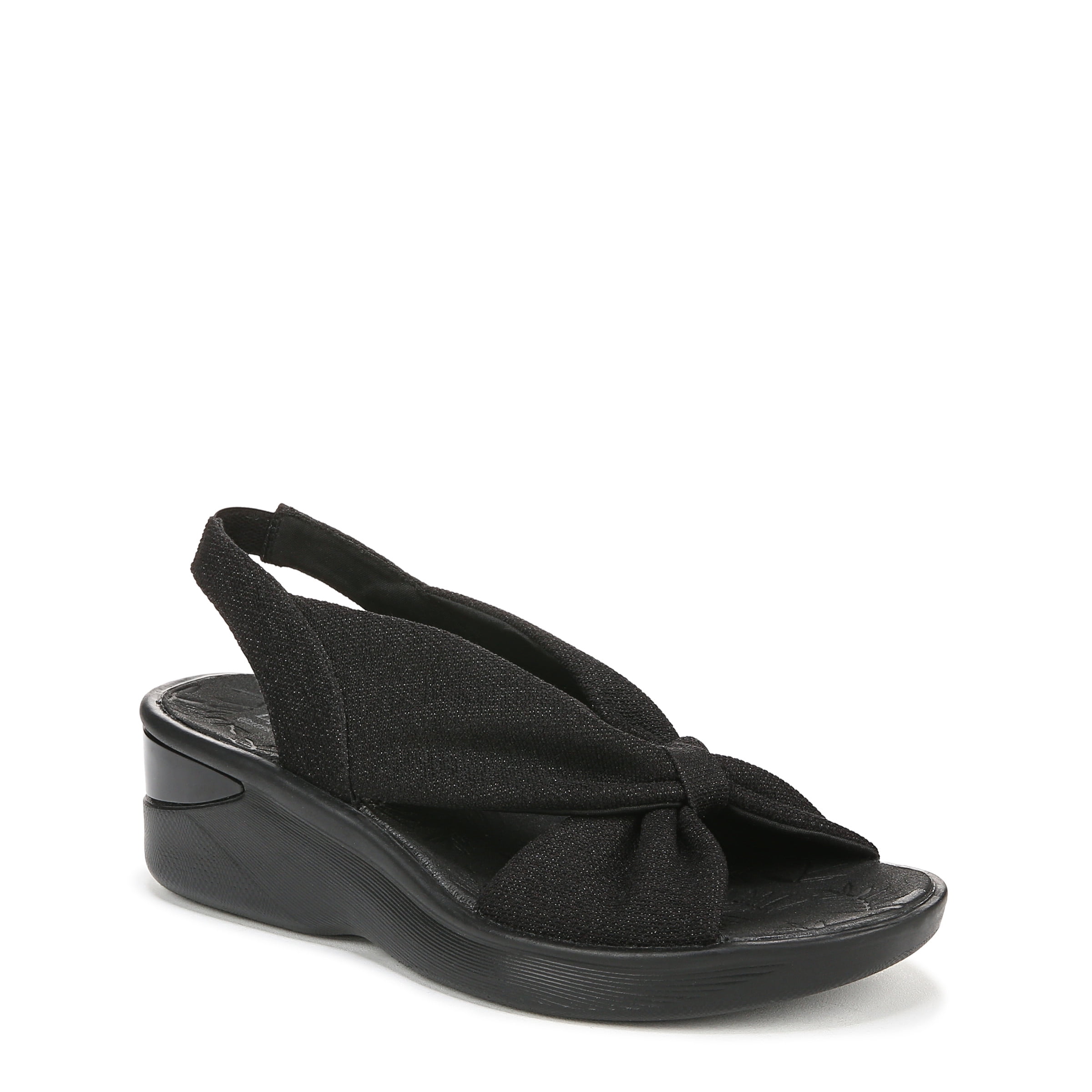 Bzees Breezy Slide Sandal in Black | Lyst