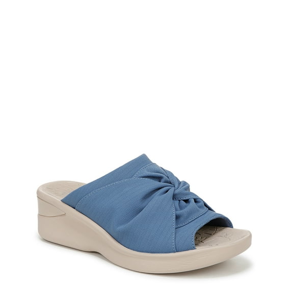 BZees For Lifestride Womens Smile 3 Slide Sandal - Medium & Wide Width