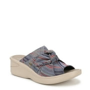 BZees For Lifestride Womens Smile Slide Sandal - Medium & Wide Width