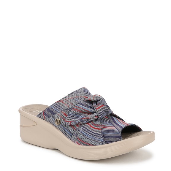 BZees For Lifestride Womens Smile Slide Sandal - Medium & Wide Width