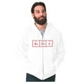 thumbnail image 1 of Ba Co N Bacon Food Science Nerd Geeky Zip Up Hoodie Men's Women's Brisco Brands L, 1 of 6