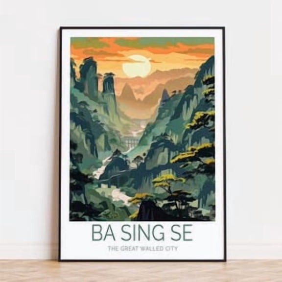 Ba Sing Se Travel Poster, Poster Home Decor, Poster Only