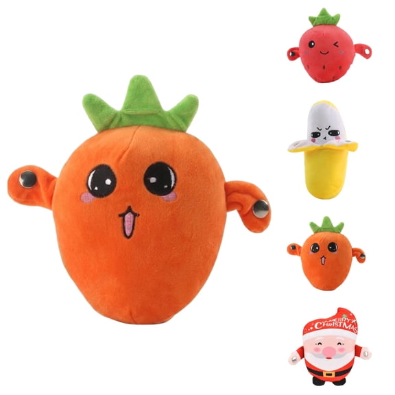 Ba---by Musical Sensory Toy,nteractive Musical Plush Toy with Sounds,Sensory Activity Learning Educational K---id Toy,Fun Christmas and Birthday Gifts Suitable for Multiplayer interaction(Carrot)