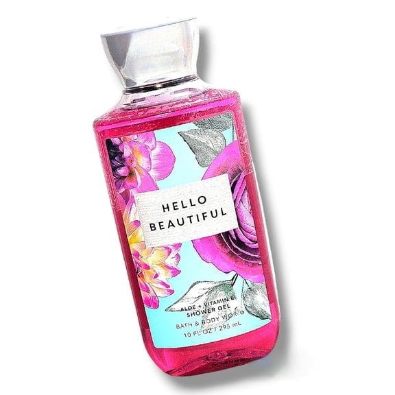 Bah ad Body Works Shower Gel 10 Fl oz. (Packaging may vary) (Hello Beautiful)