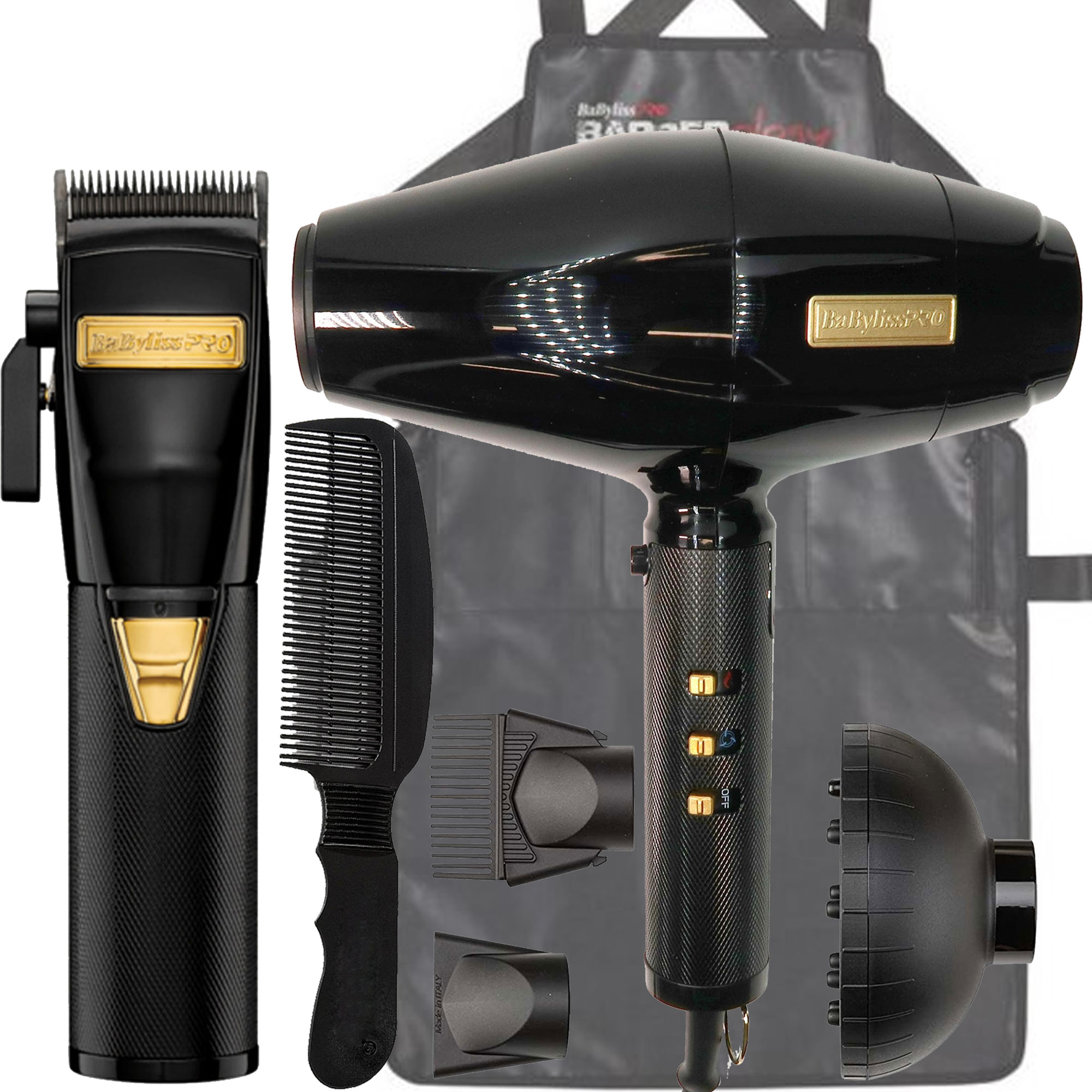 BaByliss PRO Black Cordless Clipper FX870BN Black & Gold BlackFX