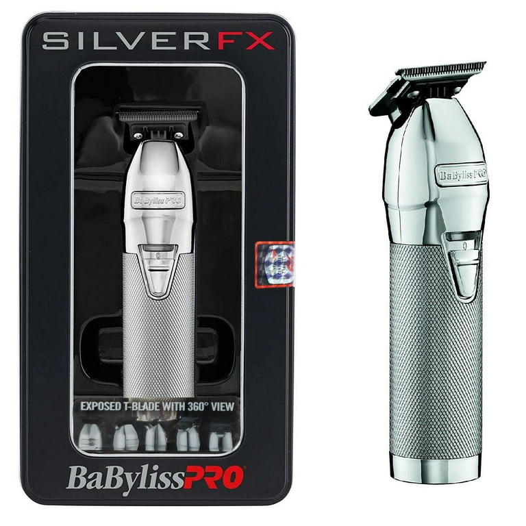 BaByliss PRO FX787 Silver FX Skeleton Exposed T-Blade Cordless Trimmer  BRAND NEW 