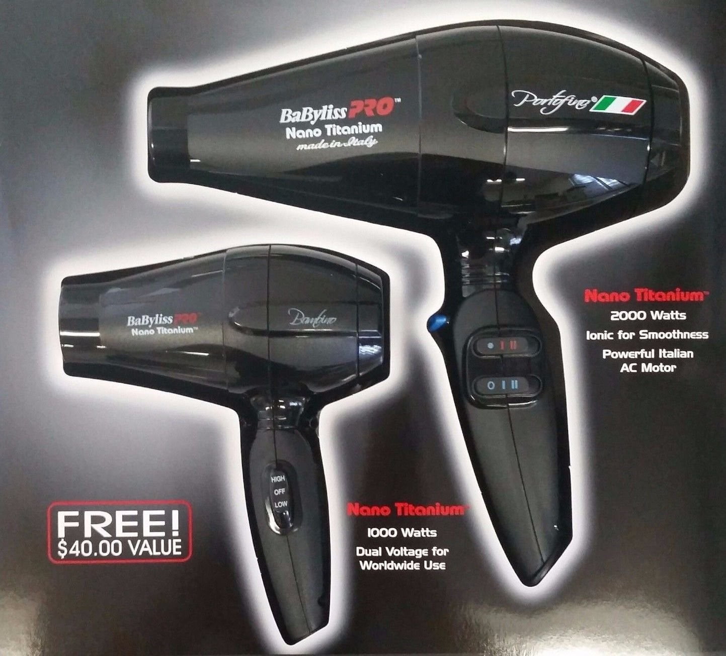 Babyliss pro portofino 6600 hair dryer sale