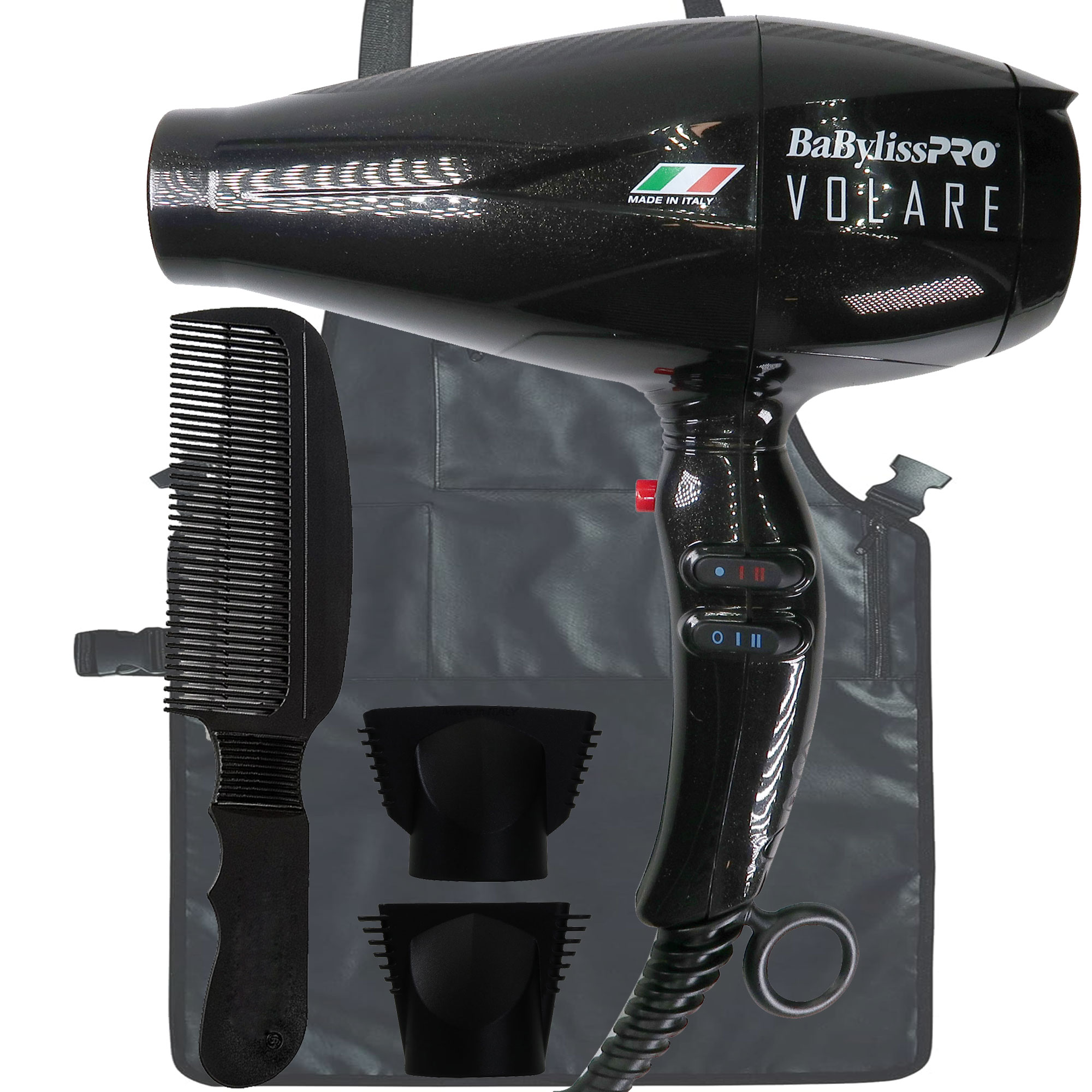 BaByliss Pro Nano Titanium Hair Dryer 2000W Hair Blower Black BVOL1