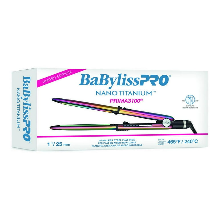 BaBylissPRO Iridescent Nano Titanium Prima 3100 1 Flat Iron