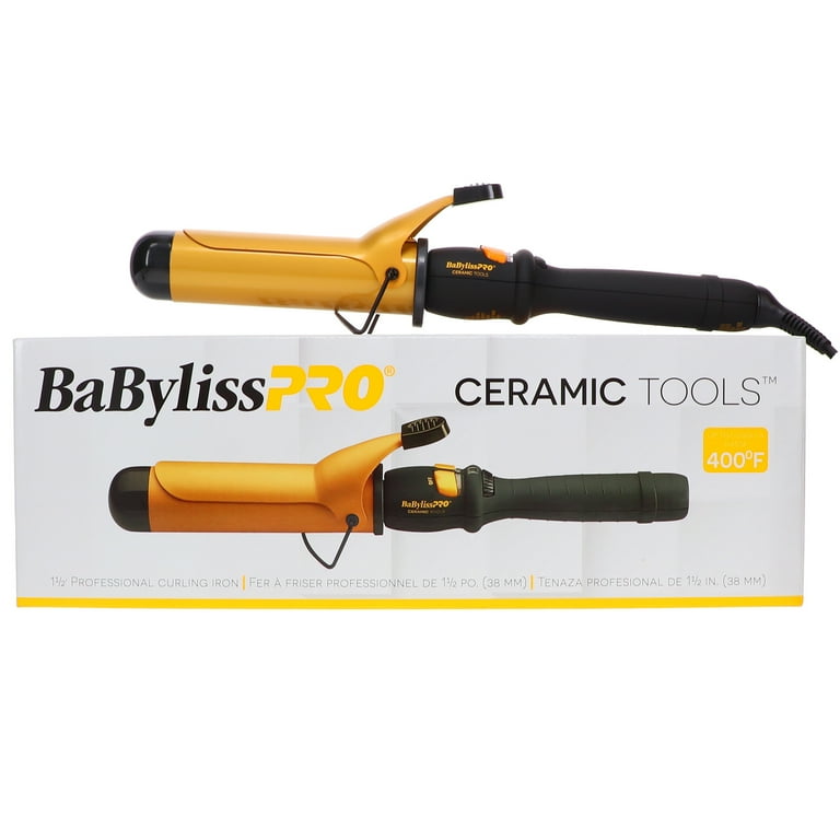 BaBylissPRO - Ceramic Spring Curling Iron- 1.5 BaBylissPRO - Ceramic Spring Curling Iron- 1.5
