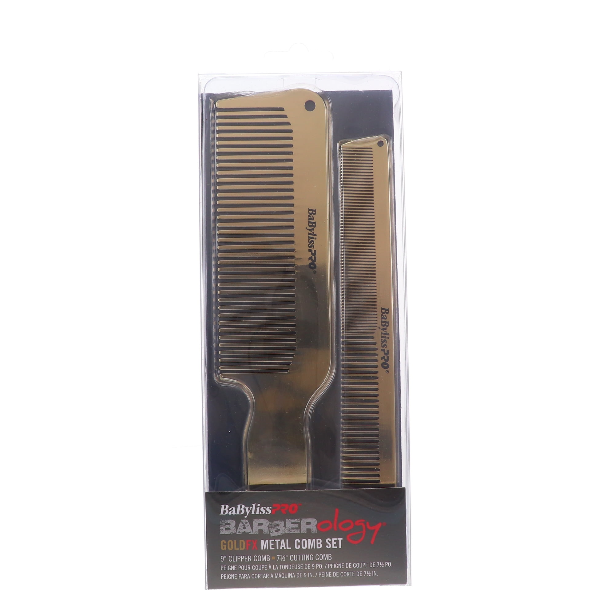 BaBylissPRO GOLDFX Metal Comb 2 pk Walmart