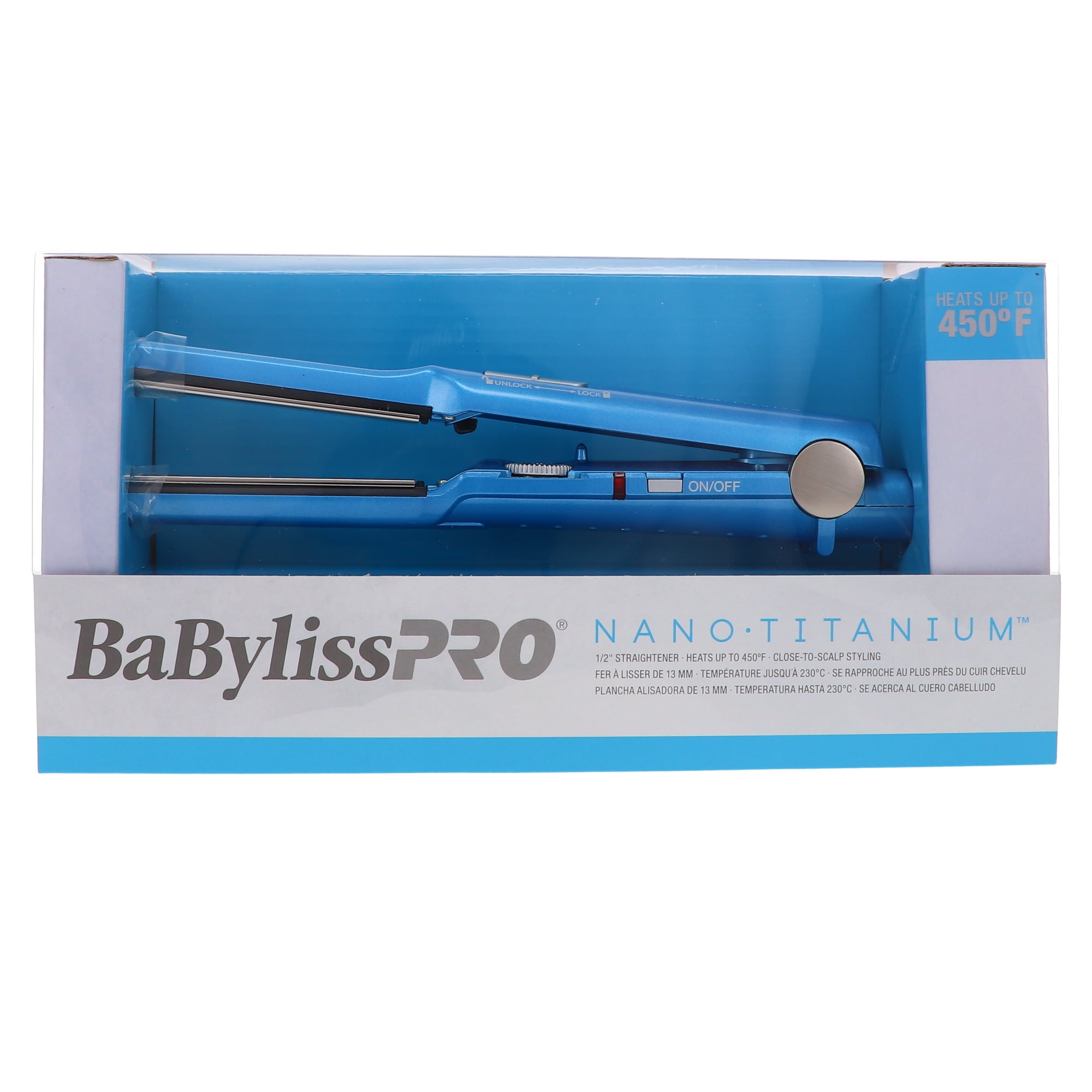 BaBylissPRO Nano Titanium 1 2 Straightener
