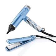 BaBylissPRO  Nano Titanium  Limited Edition Professional Nano Light Dryer & 1 Compact Ultra-Thin Flat Iron Prepack