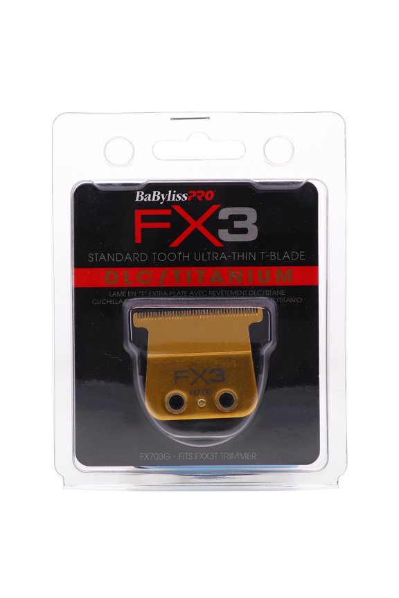 Replacement DLC/Titanium Ultra-Thin Standard-Tooth T-Blade for FX3 High Torque Trimmer