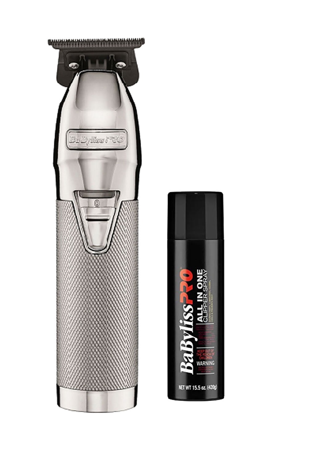 BaBylissPRO SilverFX Outlining Trimmer FX787S and Clipper Spray Set
