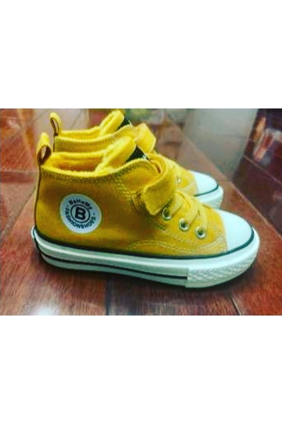 Toddler Sneakers, High-top Silhouette, Faux Laces & Rubber Toe Tips, For All Casual Occasions