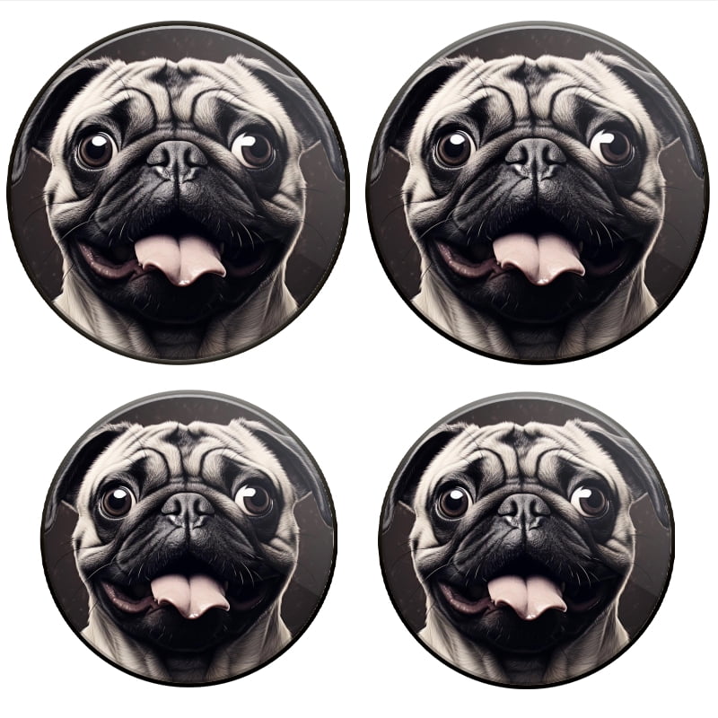 Set Of 4 Cute Kitten Stove Burner Covers - 8 Inch & 10 Inch Round Protectors For Electric Stoves, Black - View #2