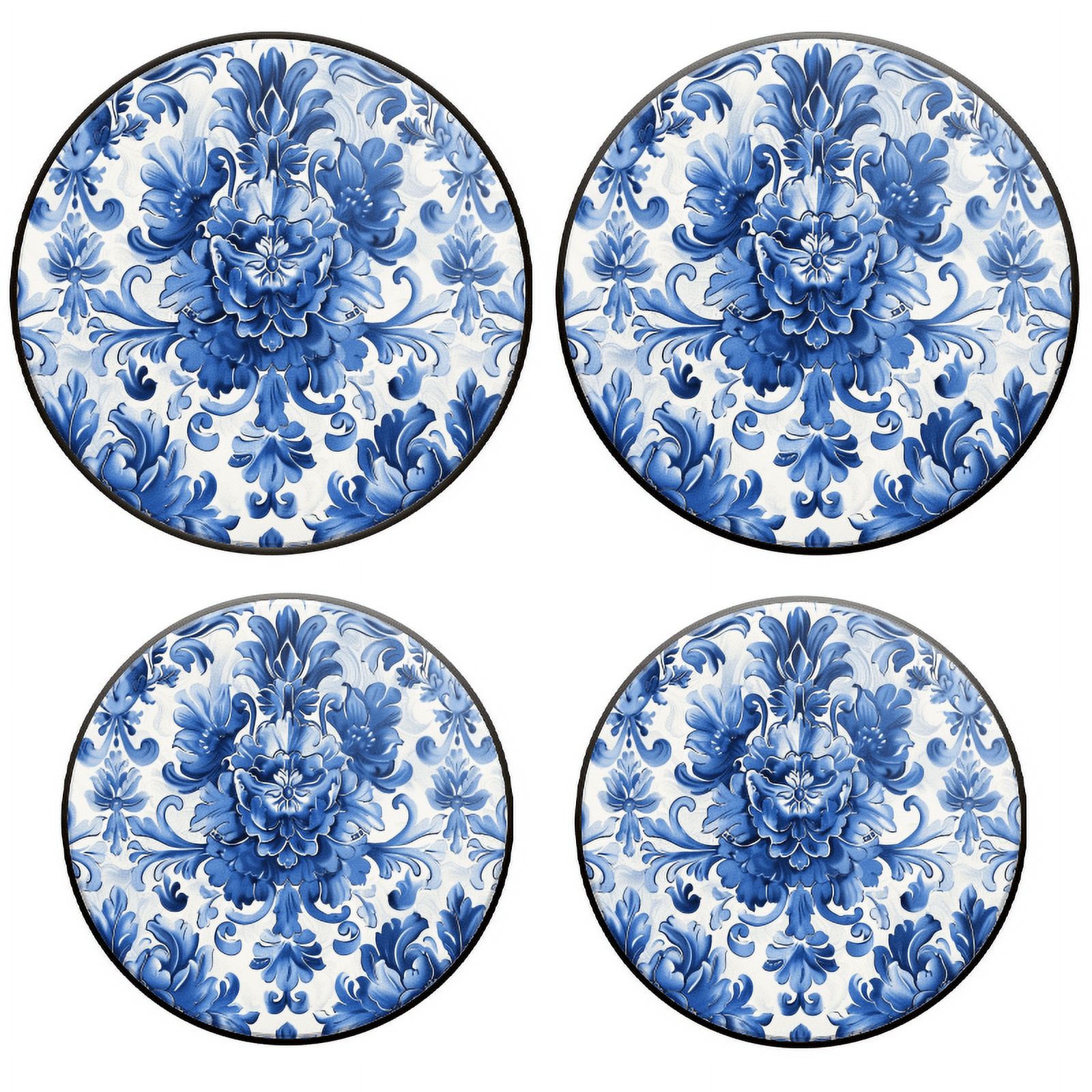 BaHomeck Electric Stove Burner Covers Set of 4,Round Metal Gas Stove ...